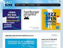 Tablet Screenshot of jazzhamburg.de